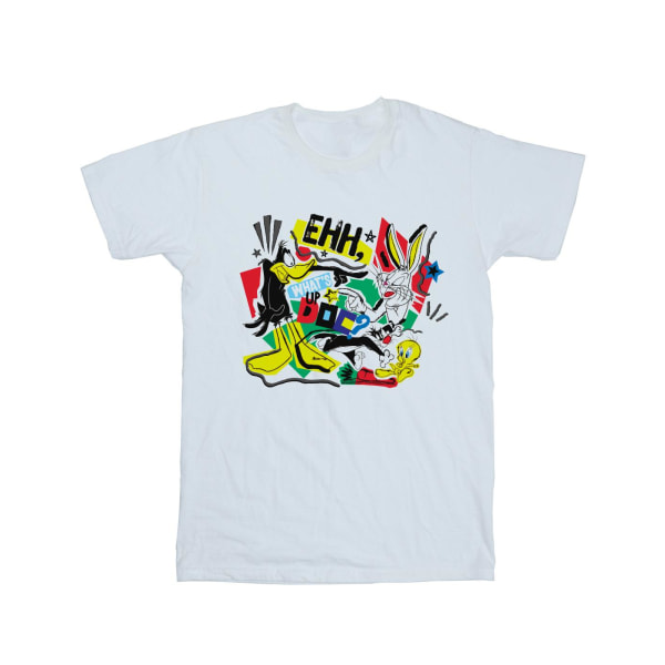 Looney Tunes Herr Scrap Collage T-shirt 3XL Vit White 3XL