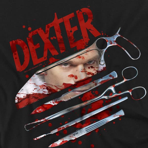 Dexter Herr Blod Ljuger Aldrig 2 T-shirt S Svart Black S