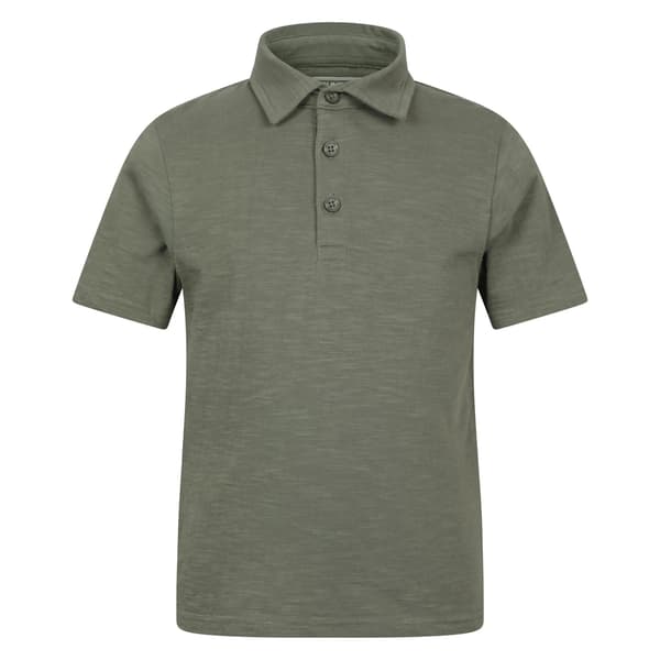 Mountain Warehouse Barn/Barn Slub Pikétröja 9-10 År Gr Green 9-10 Years