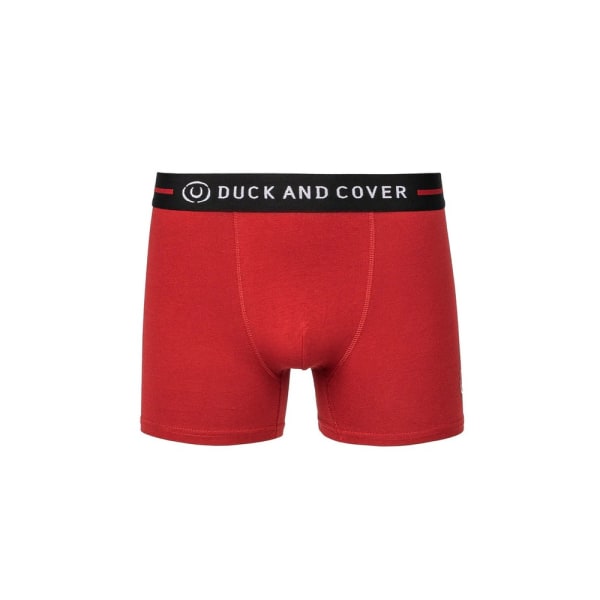 Duck and Cover herr Scorla boxer (förpackning med 3) XL Olive/Re Olive/Red/Black XL