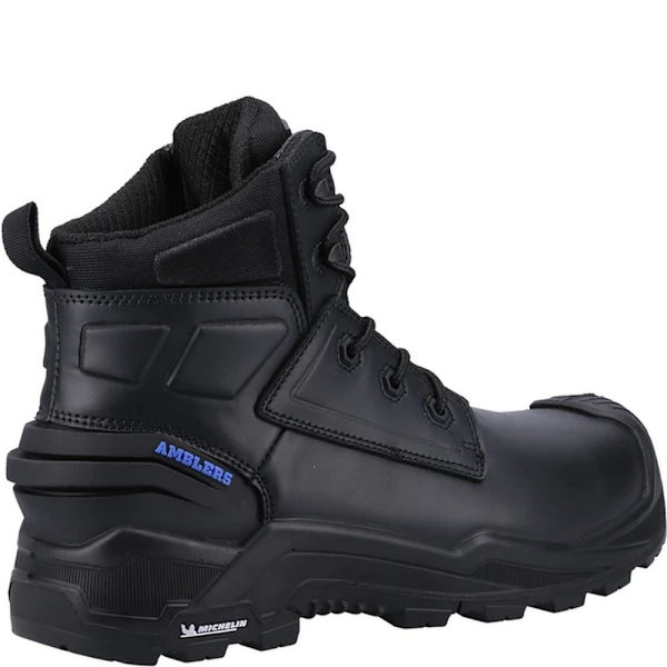 Amblers Herr AS980C Crusader Grain Läder Säkerhetskängor 10 UK B Black 10 UK