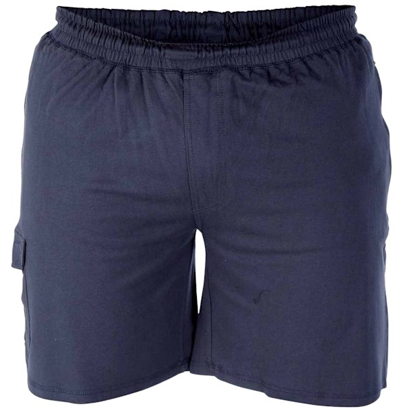 Duke Herr D555 John Cotton Lättvikts Kingsize Cargo Shorts 6X Navy 6XL