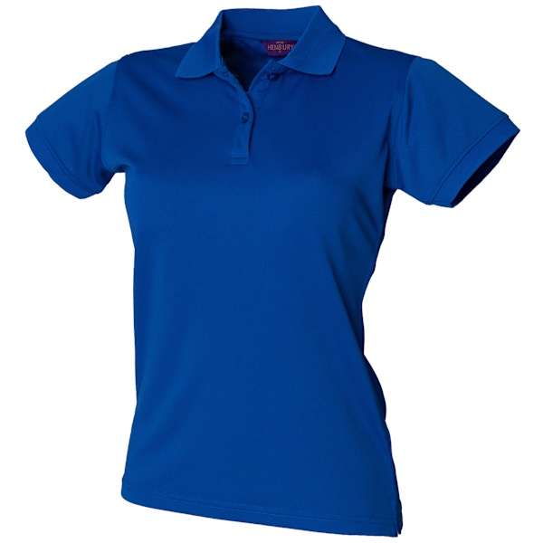 Henbury Dam/Kvinnor Coolplus® Monterad Poloskjorta XS Royal Royal XS