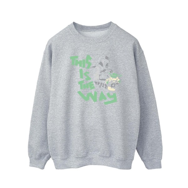 Star Wars Herr The Mandalorian This Is The Way Duo Sweatshirt M Sports Grey M