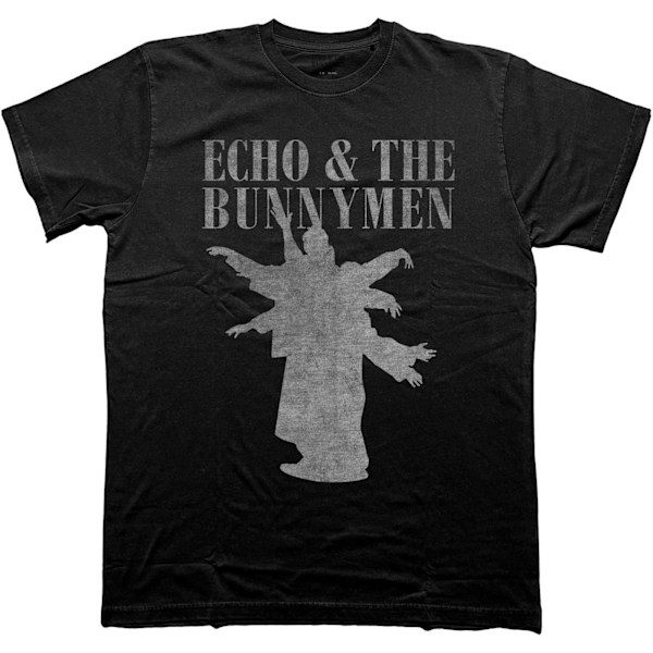 Echo & The Bunnymen Unisex Adult Silhouette T-Shirt L Svart Black L