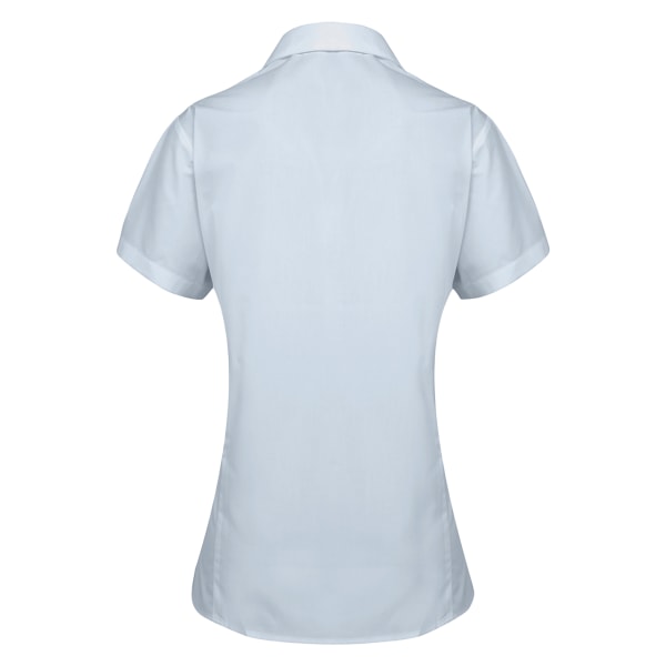 Premier Dam/Damer Supreme Heavy Poplin Kortärmad Arbetsskjorta Light Blue 12