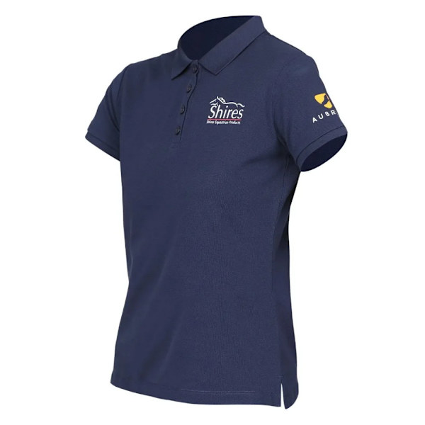 Aubrion Dam/Dam Logo Poloshirt XL Marinblå Navy XL