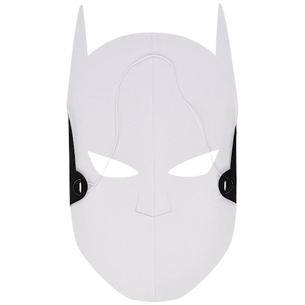 Batman Pappersmask för Fest (8-pack) One Size Blå/Svart Blue/Black One Size