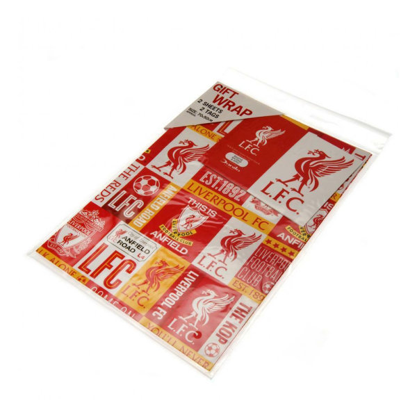 Liverpool FC Paper Presentpapper Set One Size Röd/Vit/Yell Red/White/Yellow One Size