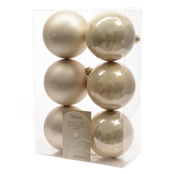 Kaemingk Okrossbar Enkel Julkula (6-pack) One Size Pärla Pearl One Size