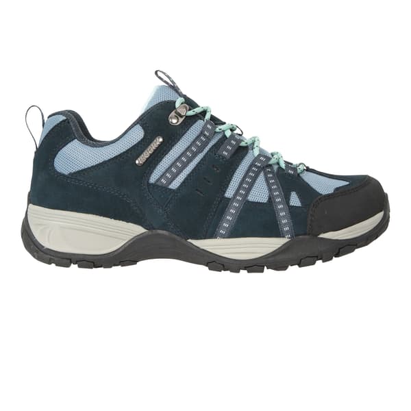 Mountain Warehouse Dam/Damer Direction II Mockaskinn Bred Walkingskor Navy 5 UK