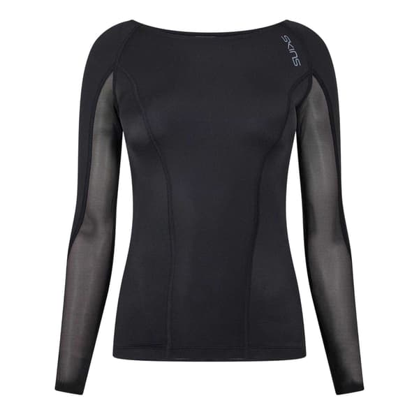 Skins Dam Långärmad Underställströja 8 UK Svart Black 8 UK