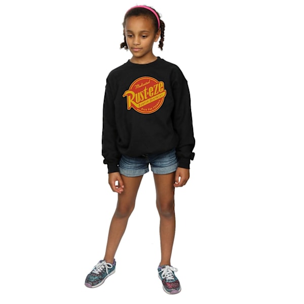 Disney Girls Cars Rust-Eze Logo Sweatshirt 5-6 år Svart Black 5-6 Years