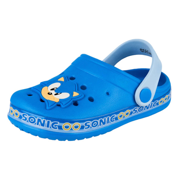 Sonic The Hedgehog Pojkar Clogs 1 UK Barn Blå Blue 1 UK Child