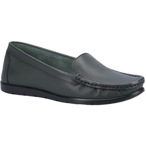 Fleet & Foster Dam/Dam Tiggy Läder Loafers 3 UK Grön Green 3 UK