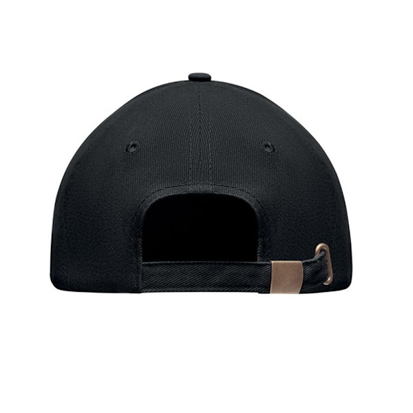 MidOcean Tekapo Baseballkeps i kraftig borstad bomull, One Size, Svart Black One Size