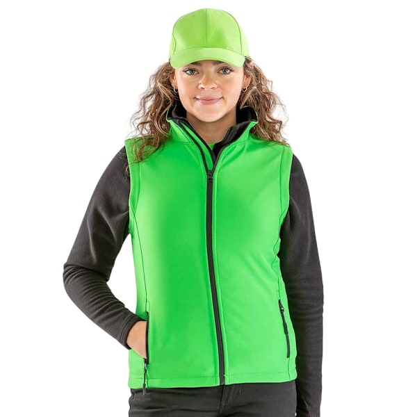 Result Dam/Kvinnor Core Tryckbar Mjuk Skal Väst M Viv Vivid Green/Black M