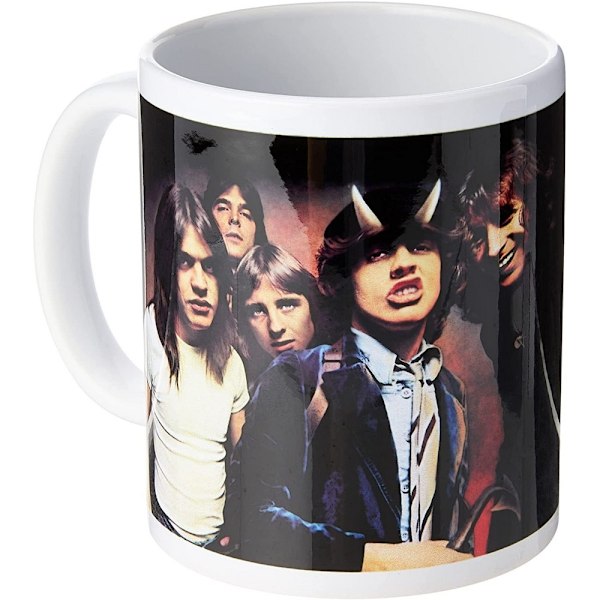AC/DC Highway To Hell Mugg En Storlek Vit/Svart/Röd White/Black/Red One Size