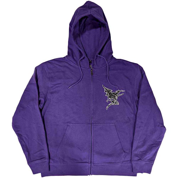 Black Sabbath Unisex Adult Henry Logo Full Zip Hoodie S Lila Purple S