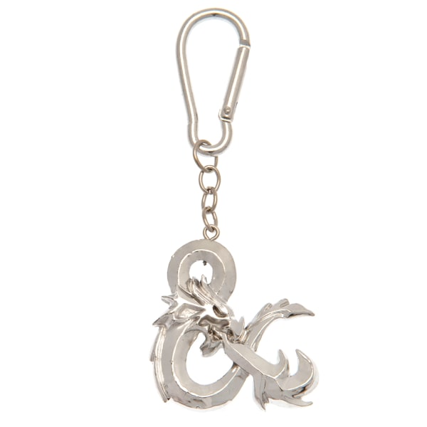 Dungeons & Dragons Logo 3D nyckelring One Size Silver Silver One Size