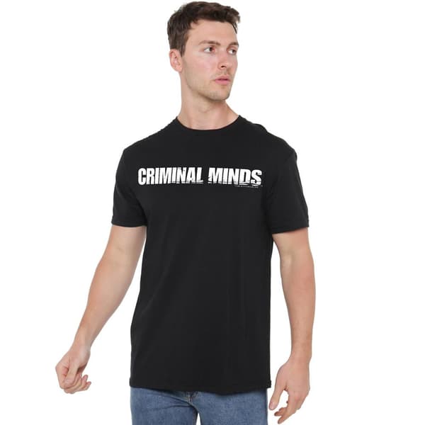 Criminal Minds Herr Logo T-Shirt S Svart Black S