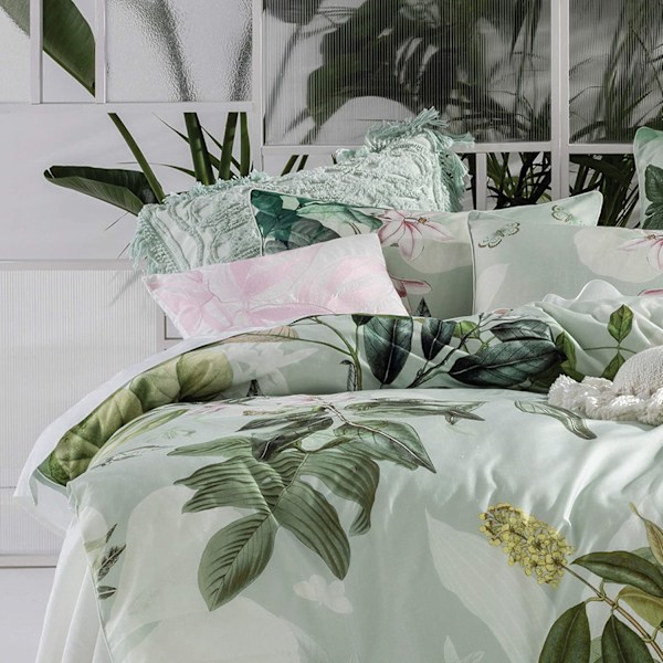 Linen House Glasshouse Påslakanset Enkelsäng Flerfärgad Multicoloured Single