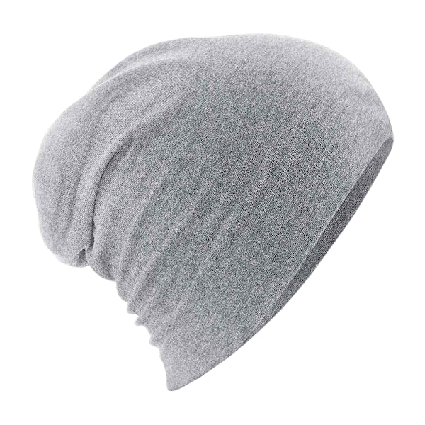 Beechfield Hemsedal Slouch Beanie i storlek One Size Heather Grey för män Heather Grey One Size