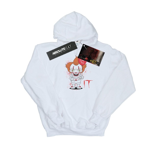 It Dam/Damer Chibi You´ll Float Too Hoodie S Vit White S