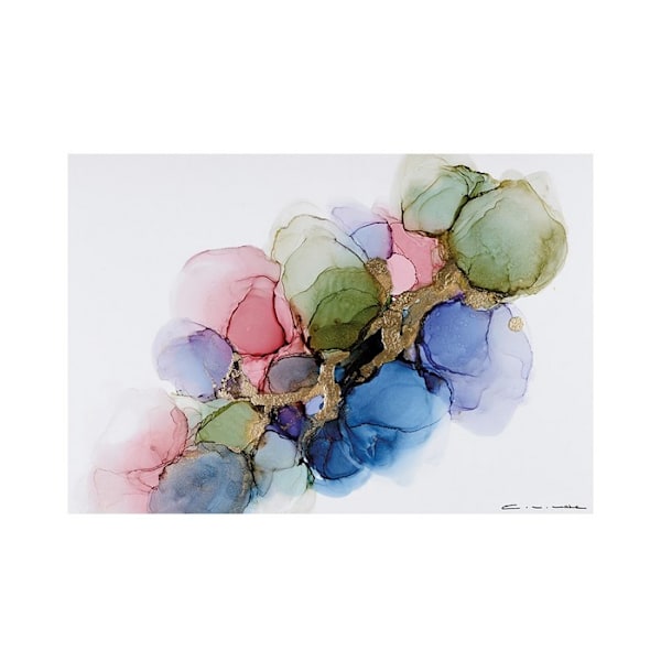 Charlotte Vale Springtime Splash II Print 30cm x 40cm Multicolo Multicoloured 30cm x 40cm