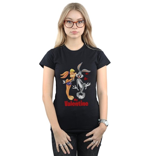 Looney Tunes Dam/Dam Bugs Bunny Och Lola Alla Hjärtans Dag Black XXL