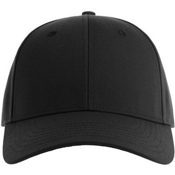 Atlantis Unisex Adult Joshua 6 Panel Cap One Size Svart Black One Size
