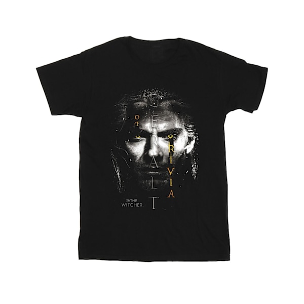 Netflix The Witcher Geralt Glowing Eyes T-shirt XXL Svart Black XXL