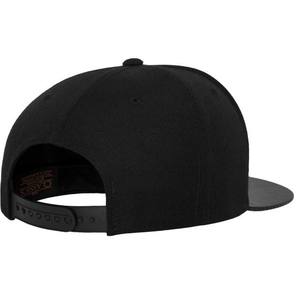 Flexfit från Yupoong Unisex Carbon Snapback Cap One Size Svart Black One Size
