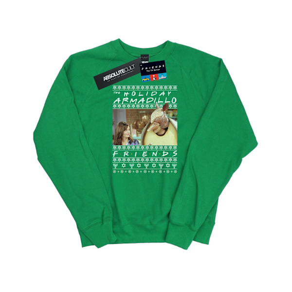 Friends Dam/Damer Fair Isle Holiday Armadillo Sweatshirt S Irish Green S