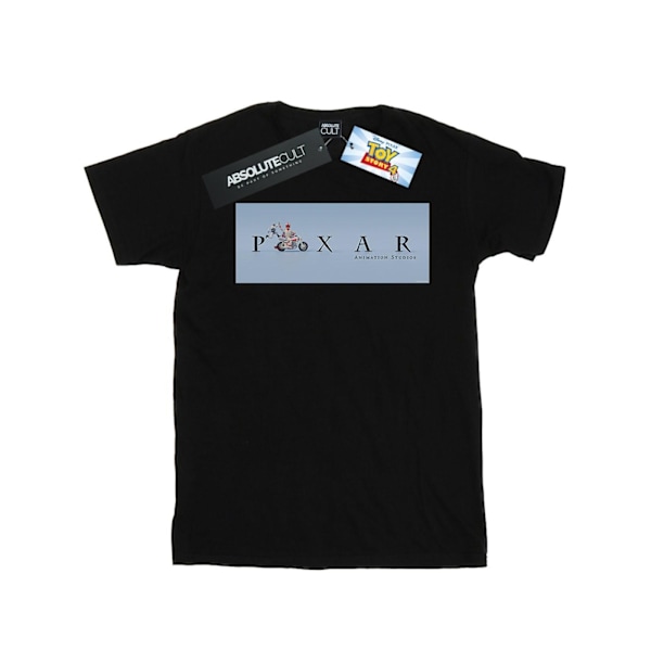 Disney Dam/Kvinnor Toy Story 4 Duke Caboom Pixar Studios Logotyp Black 3XL
