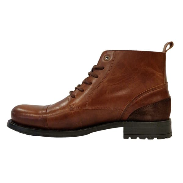 Firetrap Herr Focus Läderstövlar med Blockklack 7 UK Tan Tan 7 UK