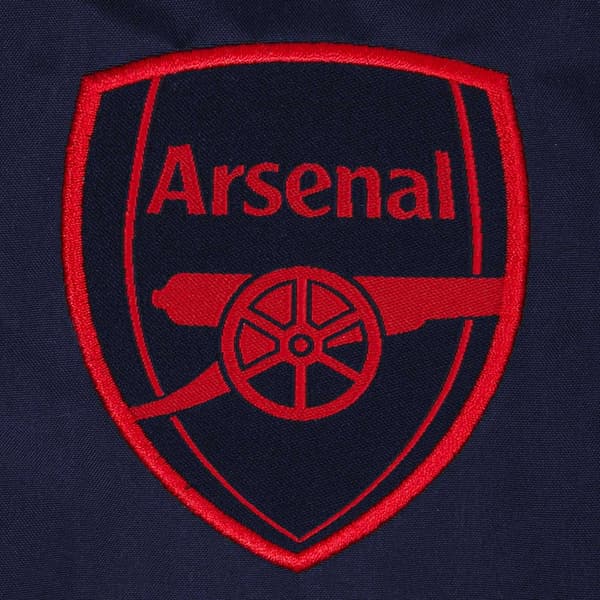 Arsenal FC Herr Crest Toppad Vindjacka XL Marinblå Navy XL