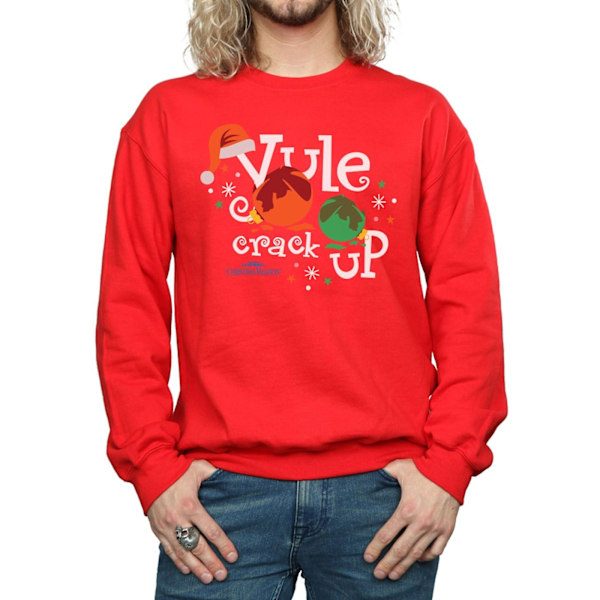 National Lampoon's Christmas Vacation Herr Yule Crack Up Sweatshirt Red 3XL