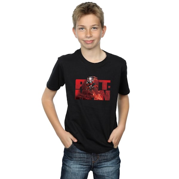 Marvel Boys Ant-Man Löpar T-shirt 7-8 år Svart Black 7-8 Years