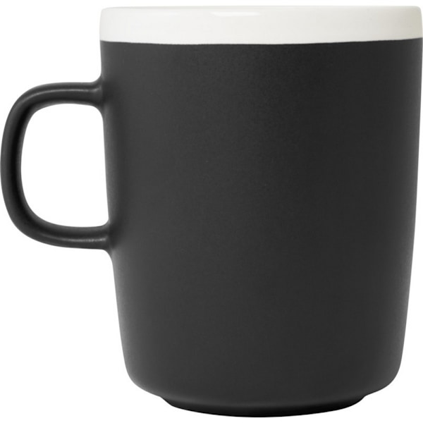 Lilio Keramisk 310ml Mugg En Storlek Solid Svart Solid Black One Size