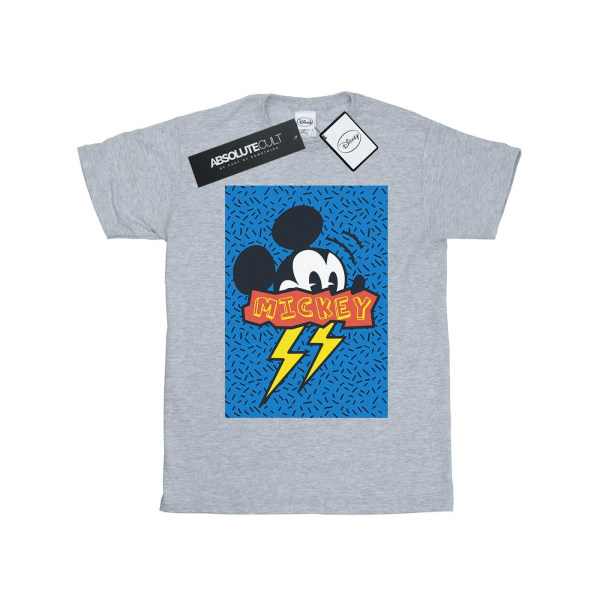 Disney Boys Musse Pigg 90-tal Flash T-shirt 5-6 år Sport Gre Sports Grey 5-6 Years