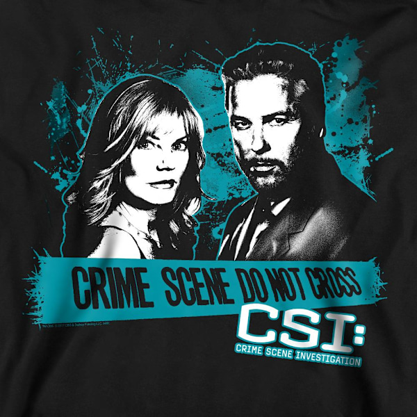CSI Unisex Vuxen Cross the Line Sweatshirt S Svart Black S