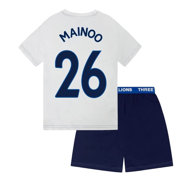 England FA Pojkar Mainoo 26 Kort Pyjamas Set 8-9 År Vit White 8-9 Years
