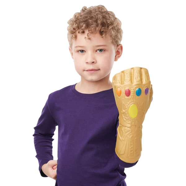 Avengers Endgame Childrens/Kids Infinity Gauntlet Costume Access Gold One Size