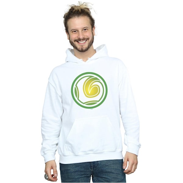 Marvel Herr Loki Symbol Hoodie 4XL Vit White 4XL