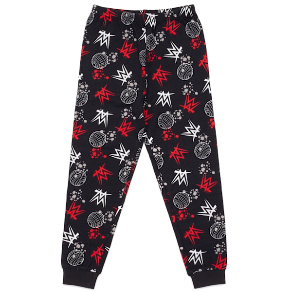 WWE Boys Characters Lång Pyjamas Set 8-9 År Grå/Svart Grey/Black 8-9 Years