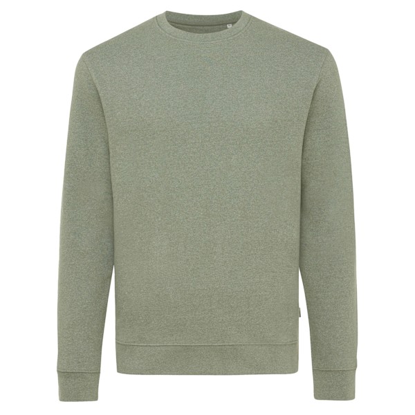 Iqoniq Unisex Vuxen Denali Återvunnen Bomull Ofärgad Sweatshirt L Heather Green L
