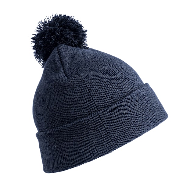 Result Barn/Barn Vinter Essentials Pom Pom Mössa One Size Navy Blue One Size
