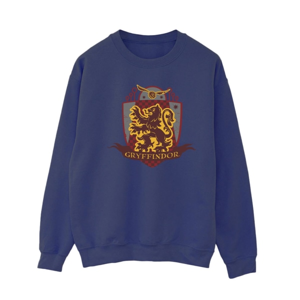 Harry Potter dam/kvinna Gryffindor bröstmärke tröja XX Navy Blue XXL