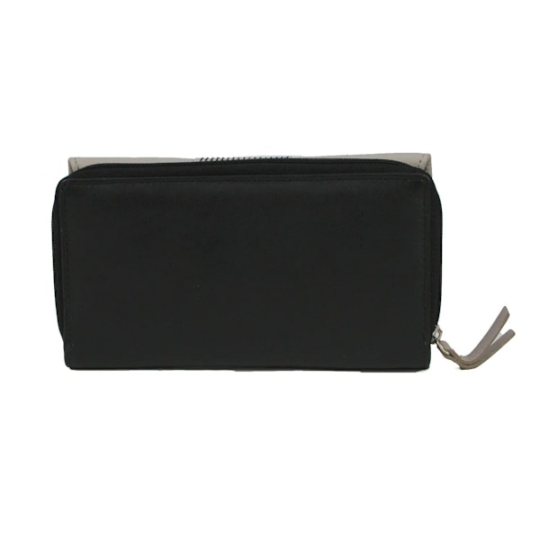Eastern Counties Leather Sofia Läderplånbok En Storlek Svart/Elfenben Black/Ivory One Size